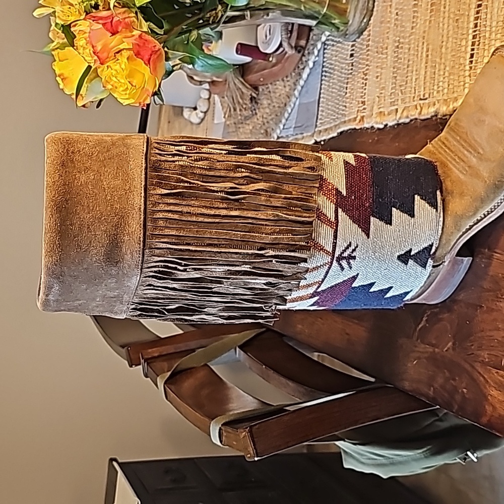 Aztec Fringe Boot Rugs
